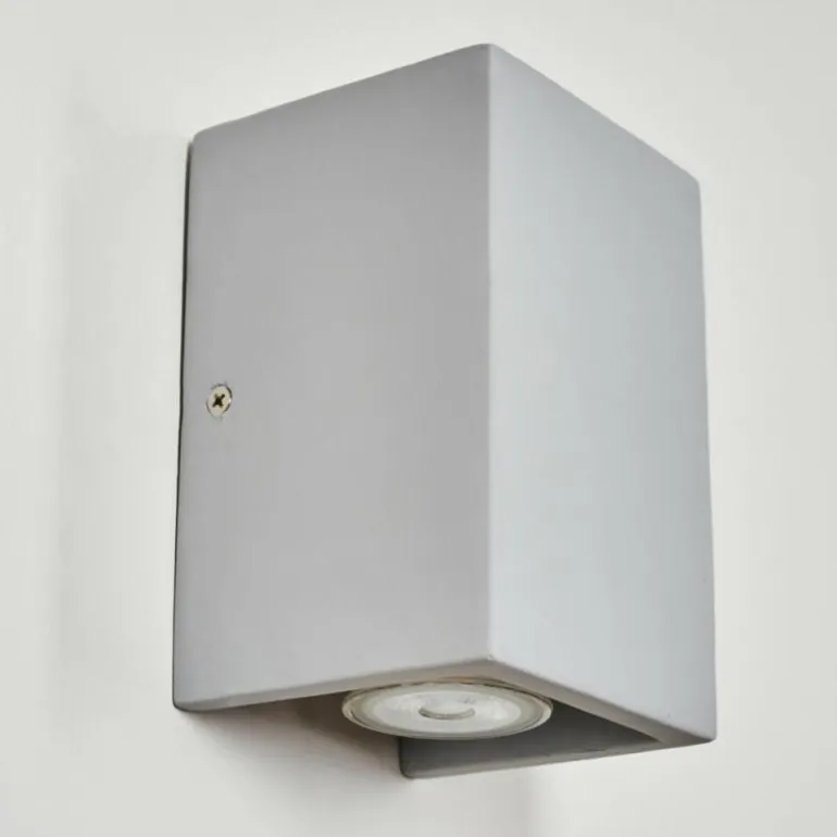 Rurup Luminaire Up & Down, Applique murale Gris, Argenté, 2 lumières