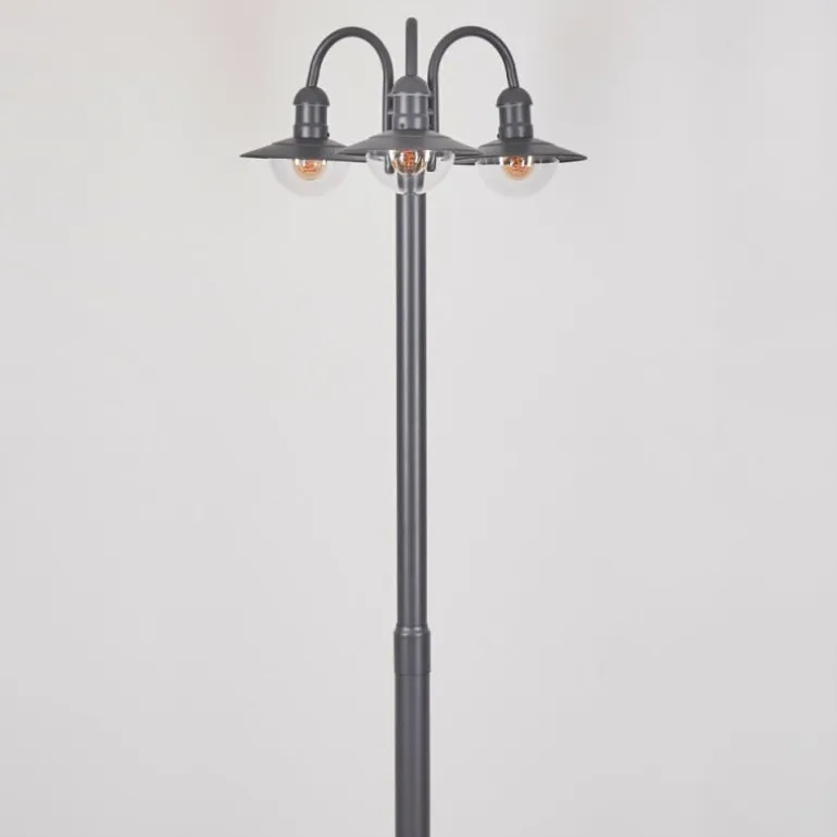 Réverbère Elima Anthracite, 3 lumières