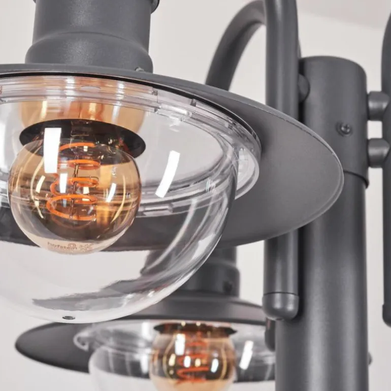 Réverbère Elima Anthracite, 3 lumières