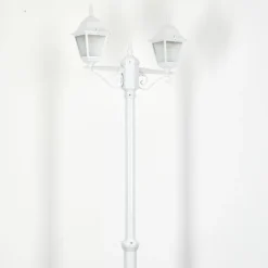 Réverbère Naofe Blanc, 2 lumières