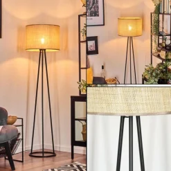 Sabadim Lampadaire beige, 1 lumière