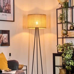 Sabadim Lampadaire beige, 1 lumière