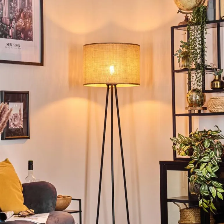 Sabadim Lampadaire beige, 1 lumière