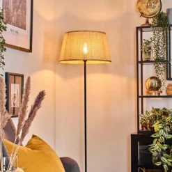 Sabadim Lampadaire beige, Écru, 1 lumière