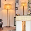 Sabadim Lampadaire Écru, Noir, 1 lumière