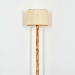 Sabadim Lampadaire Écru, Noir, 1 lumière