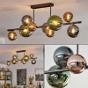 Sacoselo Plafonnier, Boule lumineuse Noir, 9 lumières