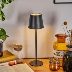 Salgadinho Lampe à poser LED Noir, 1 lumière