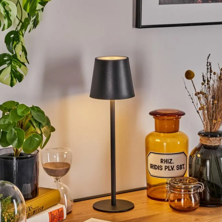 Salgadinho Lampe à poser LED Noir, 1 lumière