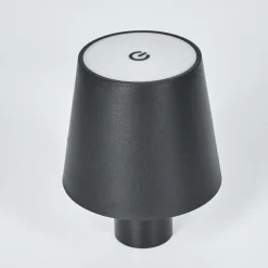 Salgadinho Lampe de table d'extérieur, Lampe à poser LED Noir, 1 lumière