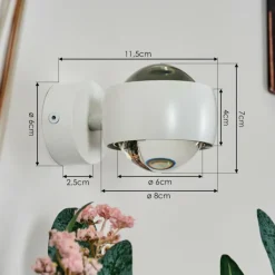 Sapri Luminaire Up & Down, Applique murale Blanc, 1 lumière