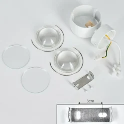 Sapri Luminaire Up & Down, Applique murale Blanc, 1 lumière
