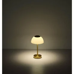 Sarima Lampe à poser Luminaires Globo Lighting LED Laiton, 1 lumière