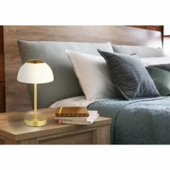 Sarima Lampe à poser Luminaires Globo Lighting LED Laiton, 1 lumière