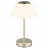 Sarima Lampe à poser Luminaires Globo Lighting LED Nickel mat, 1 lumière
