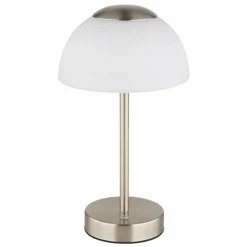 Sarima Lampe à poser Luminaires Globo Lighting LED Nickel mat, 1 lumière