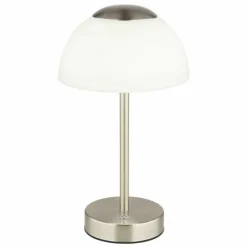 Sarima Lampe à poser Luminaires Globo Lighting LED Nickel mat, 1 lumière