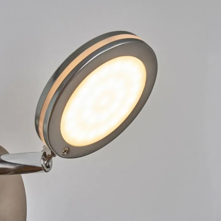Sarnadinha Applique murale LED Nickel mat, 1 lumière