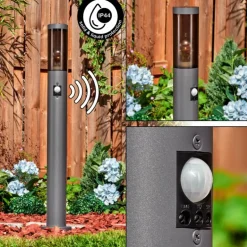 Sessa Eclairage de chemin Anthracite, 1 lumière, Détecteur de mouvement