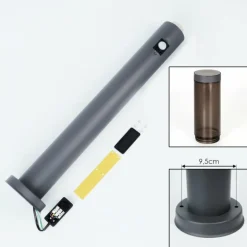 Sessa Eclairage de chemin Anthracite, 1 lumière, Détecteur de mouvement