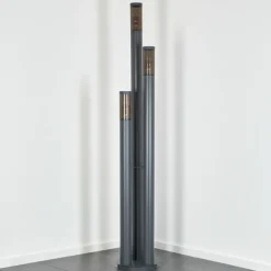Sessa Eclairage de chemin Anthracite, 3 lumières
