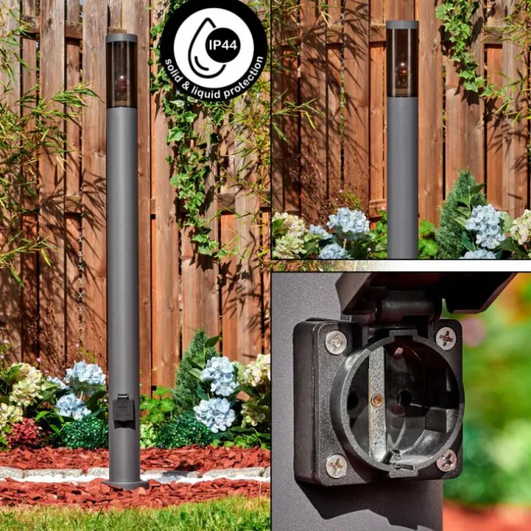 Sessa Lampe à prise électrique, Eclairage de chemin Anthracite, 1 lumière