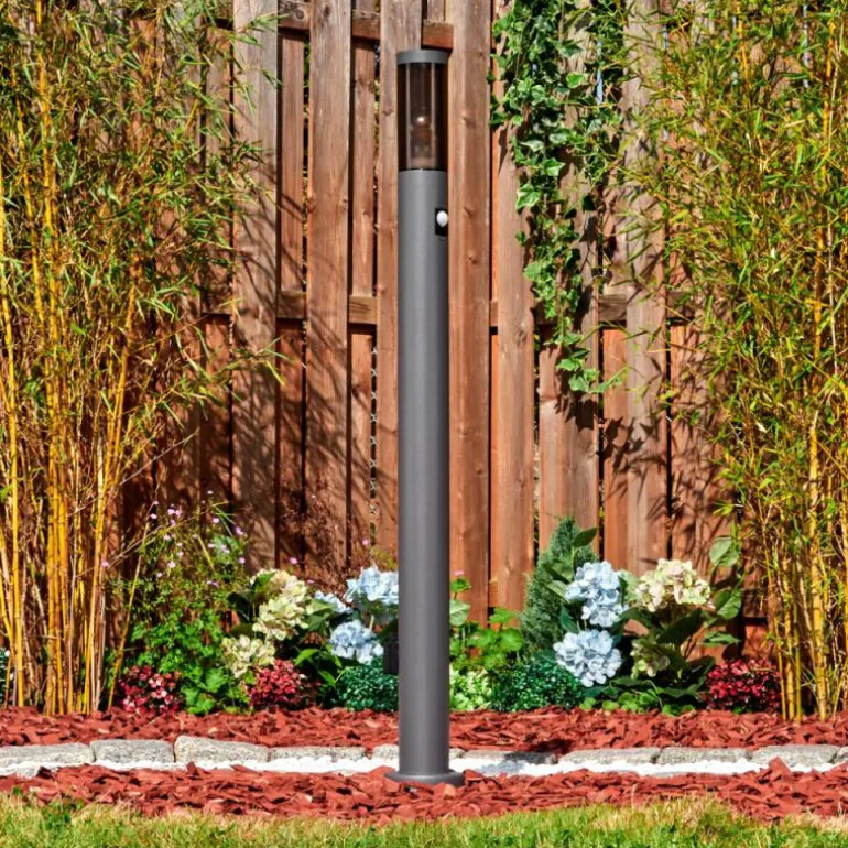 Sessa Lampe à prise électrique, Eclairage de chemin Anthracite, 1 lumière, Détecteur de mouvement