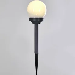 Set de 12 lampes de jardin Hakon LED Gris, 1 lumière