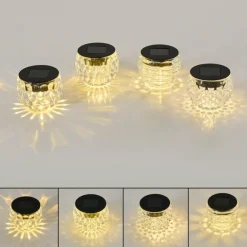 Set de 24 lampes solaires Benson LED Noir, 1 lumière