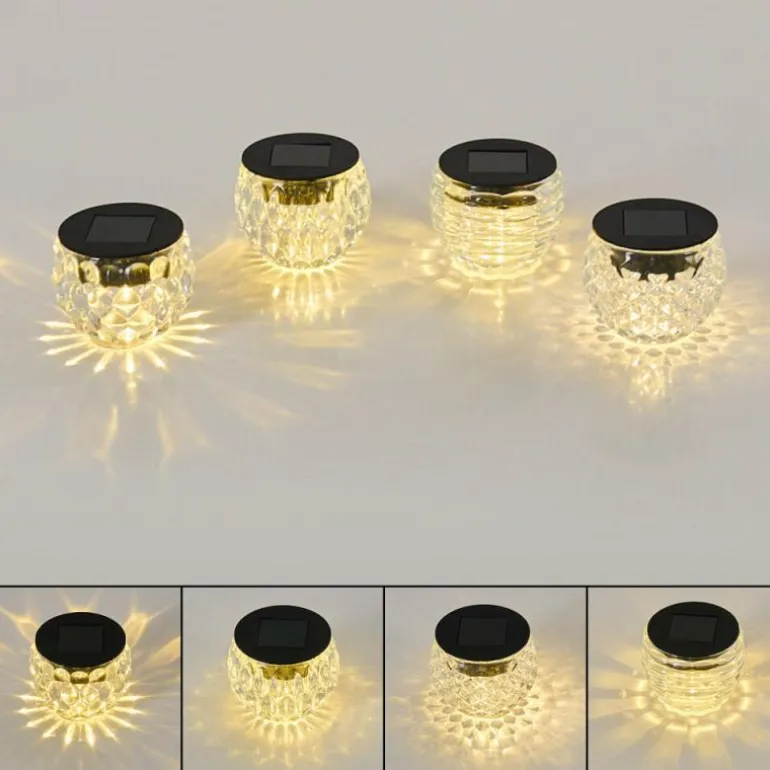 Set de 24 lampes solaires Benson LED Noir, 1 lumière