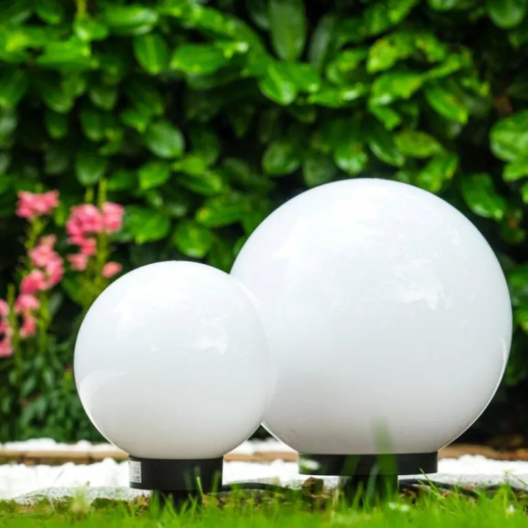 Set de boules lumineuses Miau Blanc, 2 lumières