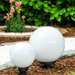 Set de boules lumineuses Miau Blanc, 2 lumières