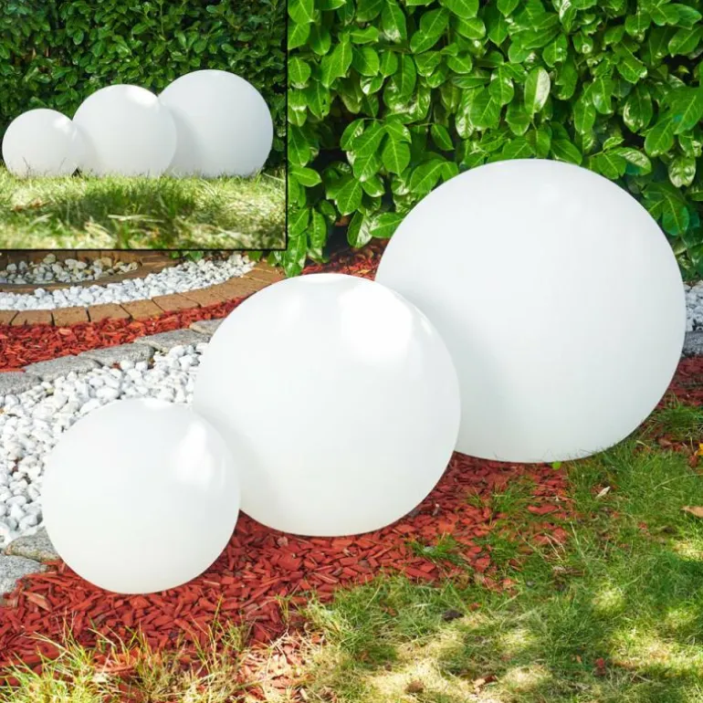 Set de boules lumineuses Arslev Blanc, 3 lumières