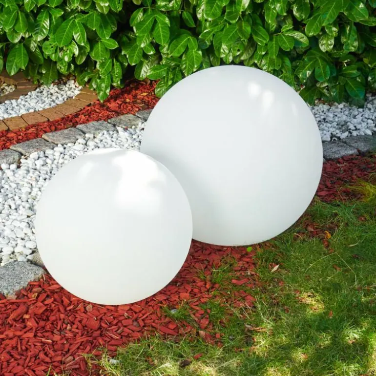 Set de boules lumineuses Arslev Blanc, 2 lumières