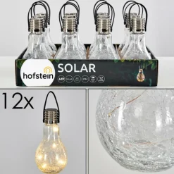 Set de lampes solaires Tian LED Argenté, 1 lumière