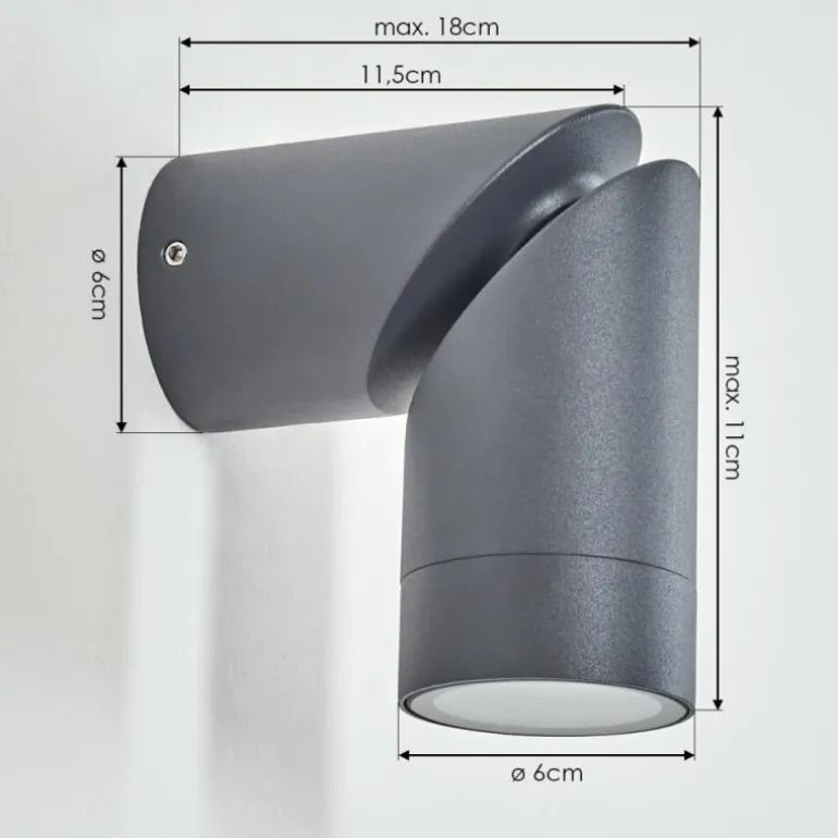 Silkeborg Lampe murale d´extérieur Anthracite, 1 lumière