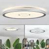Simonstorp Plafonnier, Panel LED Argenté, Blanc, 1 lumière