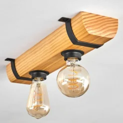 Skads Plafonnier, Spot de plafond Écru, Noir, 2 lumières