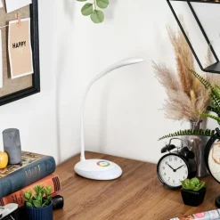 Sneslev Lampe de bureau, Lampe à poser LED Blanc, 1 lumière, Changeur de couleurs