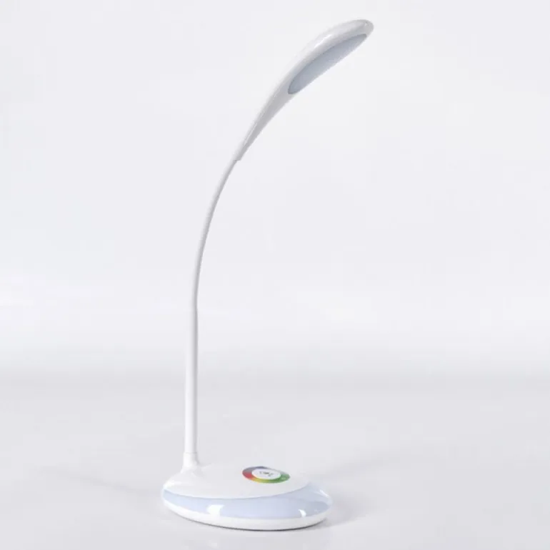 Sneslev Lampe de bureau, Lampe à poser LED Blanc, 1 lumière, Changeur de couleurs