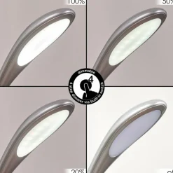 Sneslev Lampe de bureau, Lampe à poser LED Argenté, 1 lumière, Changeur de couleurs