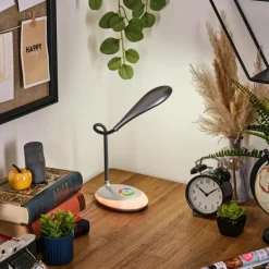Sneslev Lampe de bureau, Lampe à poser LED Argenté, 1 lumière, Changeur de couleurs