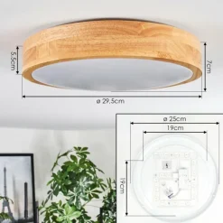 Sofo Plafonnier LED Blanc, 1 lumière