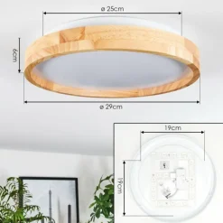 Sofo Plafonnier LED Blanc, 1 lumière
