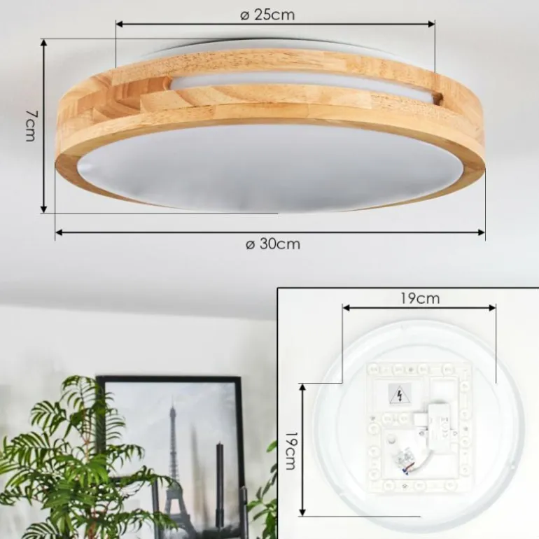 Sofo Plafonnier LED Blanc, 1 lumière