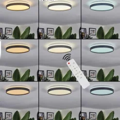 Sofo Plafonnier, Panel LED Blanc, 1 lumière, Télécommandes