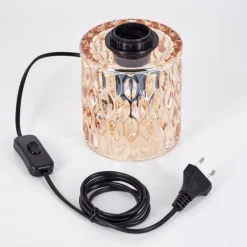 Sonhim Lampe à poser Ambre, Noir, 1 lumière
