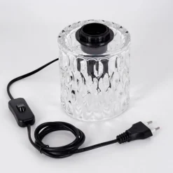 Sonhim Lampe à poser Noir, Transparent, 1 lumière