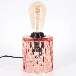 Sonhim Lampe à poser Rose, Noir, 1 lumière