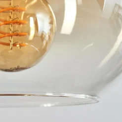 Soutinho Suspension, Boule lumineuse Ambre, Clair, 4 lumières